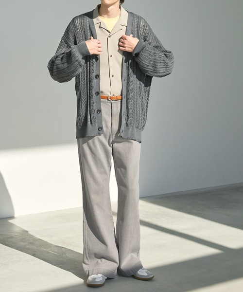 「EMMA CLOTHES」 加工ブーツカットデニムパンツ M インディゴブルー メンズ