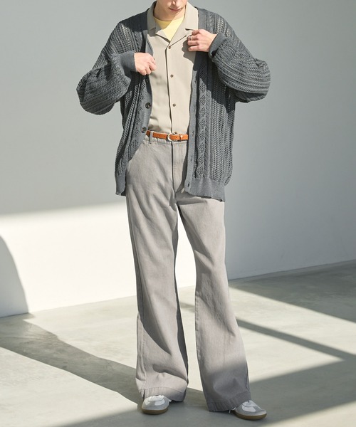 「EMMA CLOTHES」 加工ブーツカットデニムパンツ M インディゴブルー メンズ