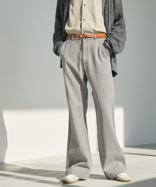 「EMMA CLOTHES」 加工ブーツカットデニムパンツ M インディゴブルー メンズ