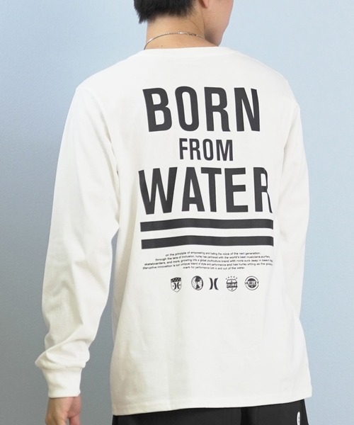 Hurley（ハーレー） tシャツ 長袖Tシャツ/ロンT バックプリント