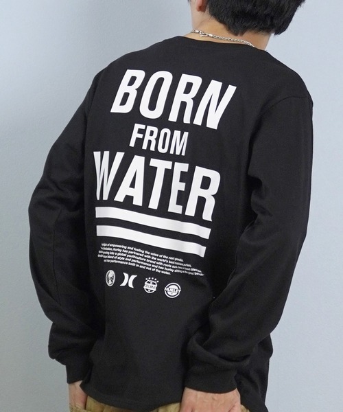 Hurley（ハーレー） tシャツ 長袖Tシャツ/ロンT バックプリント