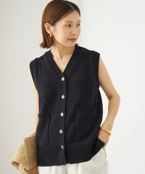 【新品】IENA ベージュ ニットベスト IENA（イエナ） ニットベスト - ベージュ レディース : ZOZOTOWN Yahoo