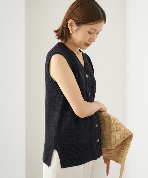 IENA（イエナ） ニットベスト - ベージュ レディース : ZOZOTOWN Yahoo