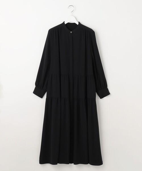 ドレス シルキータッチティアード ドレスの画像