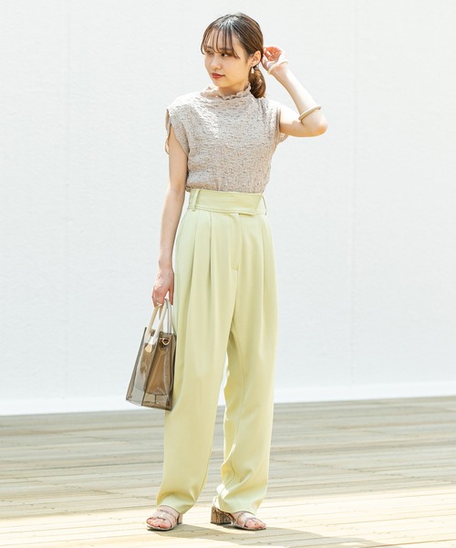 「mystic」 ノースリーブトップス FREE オフホワイト レディース_画像3