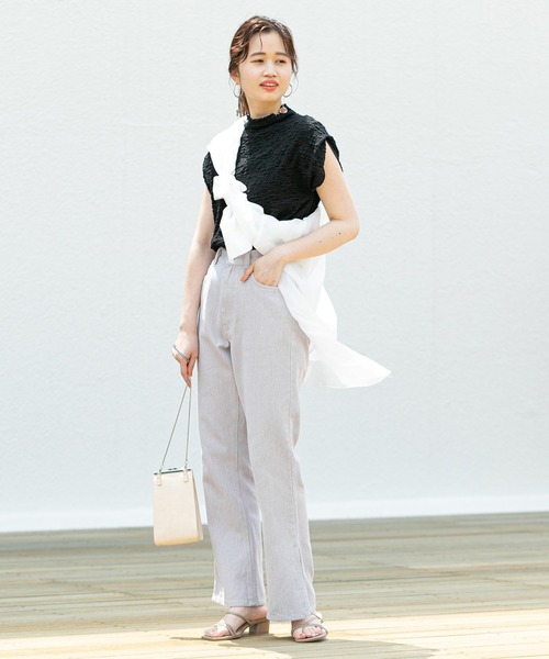 「mystic」 ノースリーブトップス FREE オフホワイト レディース_画像4