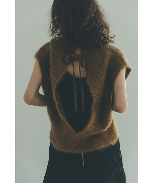 Heriter エリテ ニットベスト Heriter 「Heriter」 ニットベスト 38 ピンク レディース : ZOZOTOWN