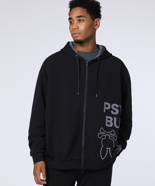 Psycho Bunny（サイコバニー） パーカー 「WEB限定」ダンボール サイド