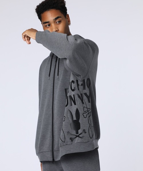 Psycho Bunny（サイコバニー） パーカー 「WEB限定」ダンボール サイド