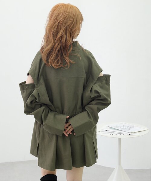 「RAY CASSIN」 ブルゾン FREE ブラウン レディース_画像6