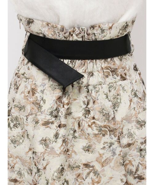 dazzlin（ダズリン） スカート サイドタックベルトフレアスカート