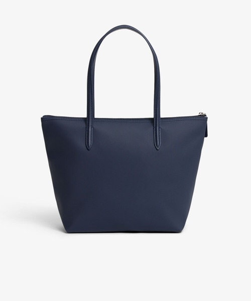 【ラコステ】キャンバス×レザー 2way トートバッグ コットン 紺ネイビー LACOSTE（ラコステ） トートバッグ L.12.12 CONCEPT スモールサイズ