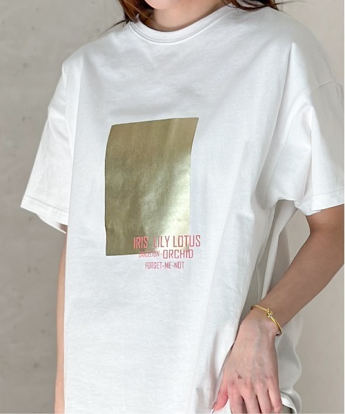 「Per sist ence」 半袖Tシャツ FREE ホワイト レディース_画像5