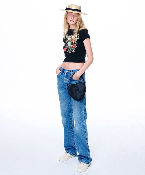 「Mardi Mercredi」 半袖Tシャツ FREE ブラック レディース_画像4