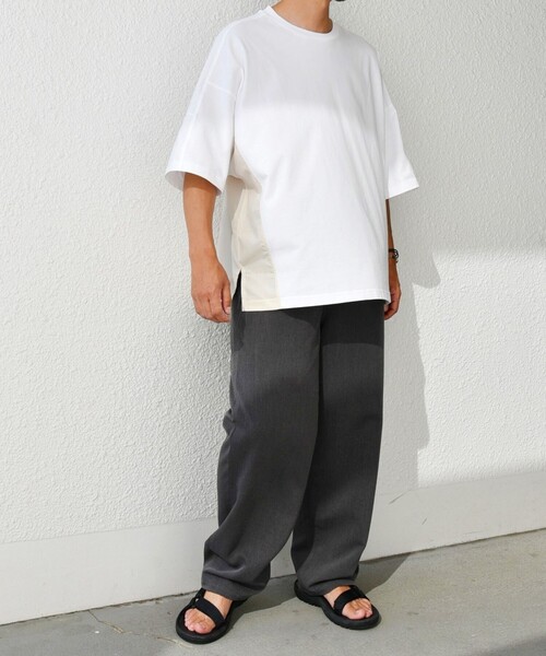 「SHIPS any」 半袖Tシャツ MEDIUM ネイビー メンズ_画像2