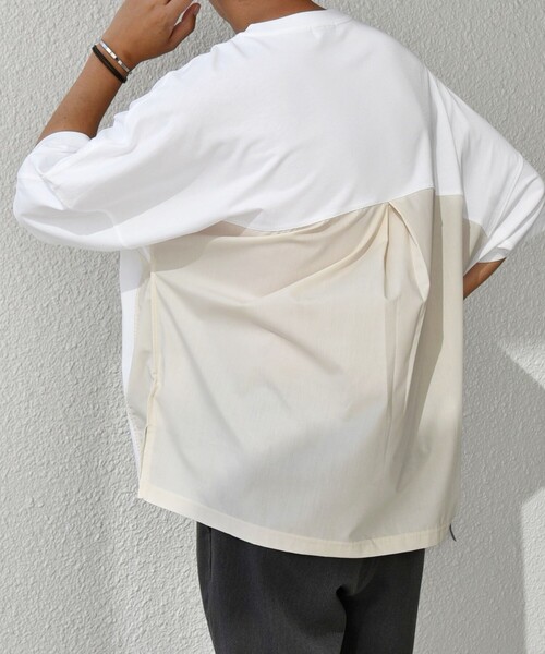 「SHIPS any」 半袖Tシャツ MEDIUM ネイビー メンズ_画像9