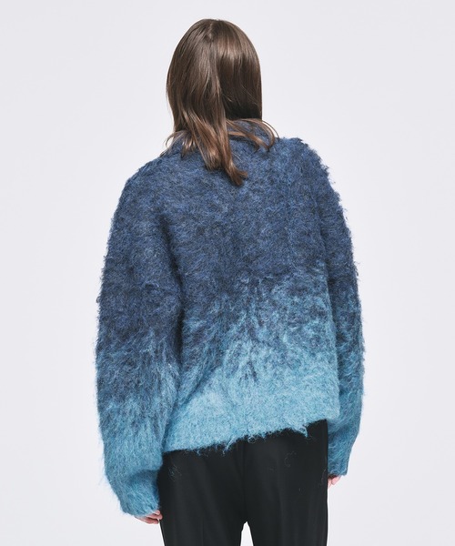 selle glant（セレグランテ） カーディガン gradation wool blend knit 
