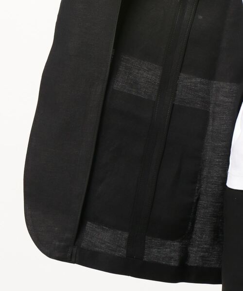 「B7」 ノーカラージャケット 38 ベージュ レディース_画像9