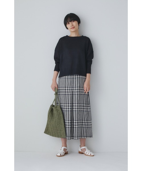 「human woman」 長袖ニット MEDIUM ベージュ レディース_画像7