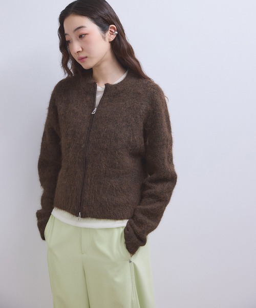 ADAM ET ROPE'（アダムエロペ） カーディガン 「WEB限定」フラッフィー