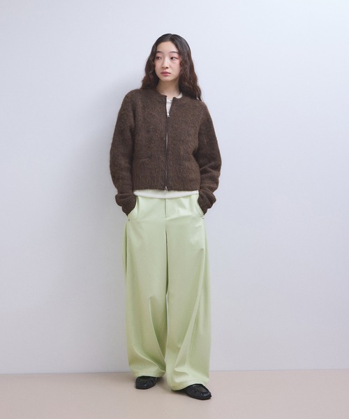 美品✨アダムエロペ 洗える✨トゲトゲ クロップドカーディガン ショート丈 ADAM ET ROPÉ FEMME(アダム エ ロペ ファム) / 【洗える】TOGETOGE