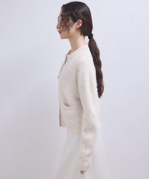 ADAM ET ROPE'（アダムエロペ） カーディガン 「WEB限定」フラッフィー
