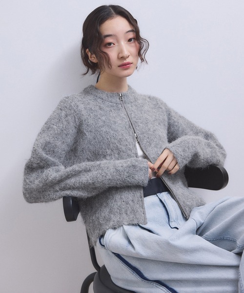 ADAM ET ROPE'(アダムエロペ) カーディガン 「WEB限定」フラッフィー ADAM ET ROPE'(アダムエロペ) カーディガン 「WEB限定」フラッフィー
