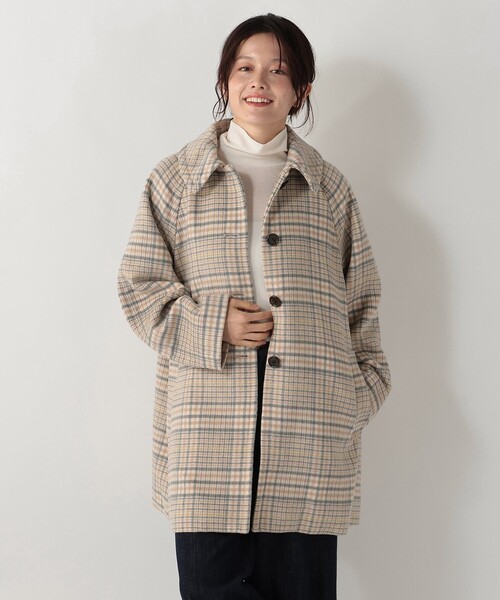 Afternoon Tea（アフタヌーンティー） コート アウター チェックステン