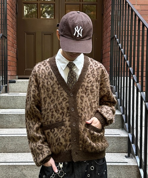 kutir（クティール） カーディガン LEOPARD SHAGGY CARDIGAN