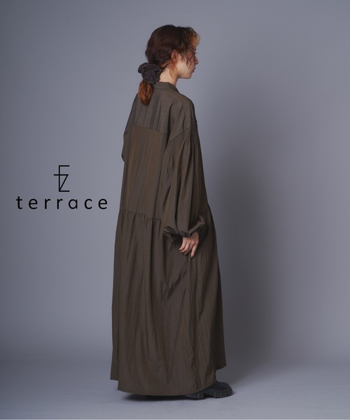 terrace ワンピース スモッキングギャザーワンピース : ZOZOTOWN Yahoo