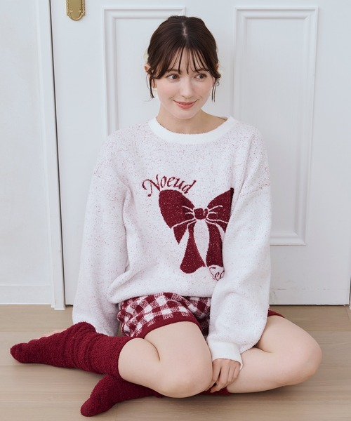 パジャマ ルームウェア 「SET ITEM」fluffy knit setup/モコモコ