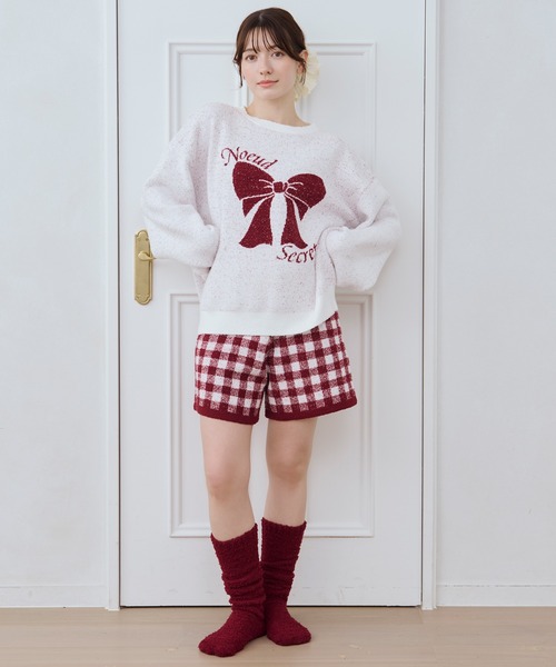 パジャマ ルームウェア 「SET ITEM」fluffy knit setup/モコモコ