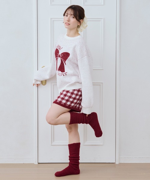パジャマ ルームウェア 「SET ITEM」fluffy knit setup/モコモコ
