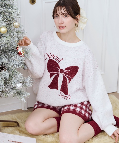 パジャマ ルームウェア 「SET ITEM」fluffy knit setup/モコモコ