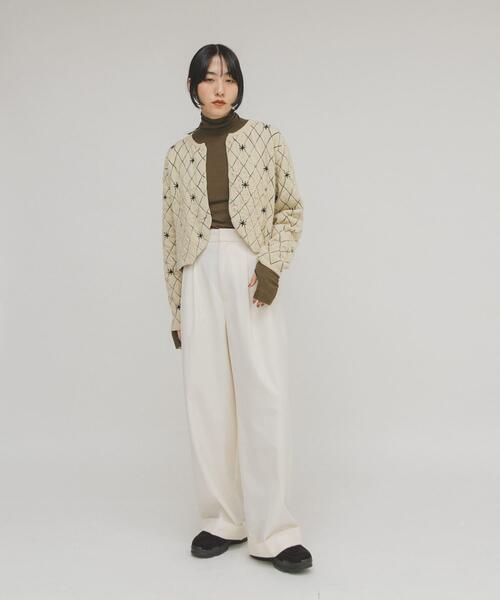 KBF（KBF）/センタープレスストレートパンツ KBF（ケービーエフ） パンツ センタープレスストレートパンツ