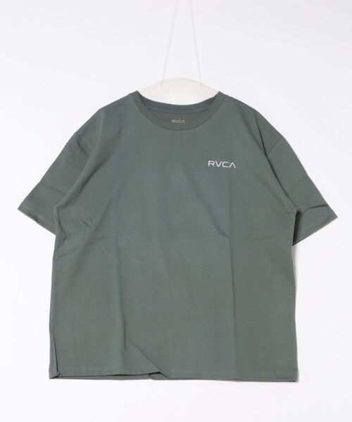 「RVCA」 半袖Tシャツ M サファリグリーン メンズ_画像5