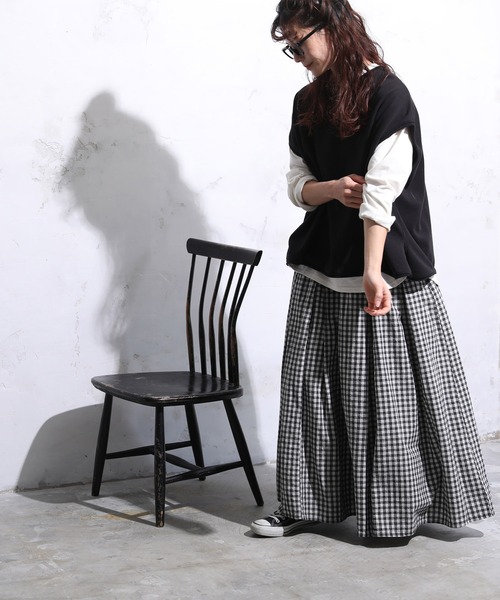 「soulberry」 ロングスカート M ブラック レディース_画像3