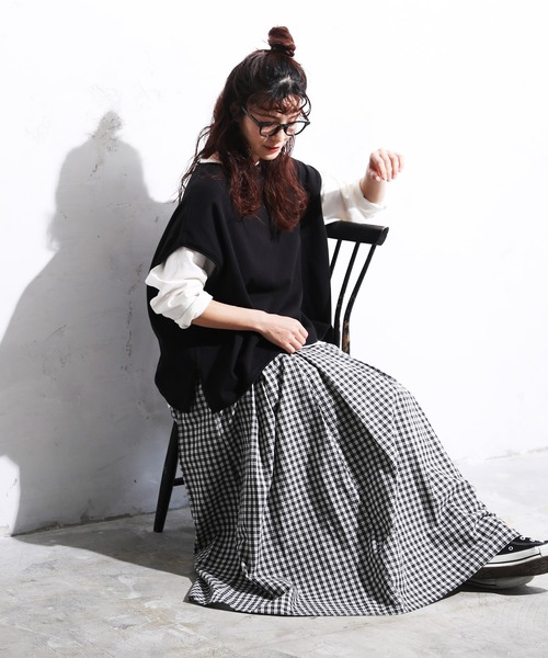 「soulberry」 ロングスカート M ブラック レディース_画像5