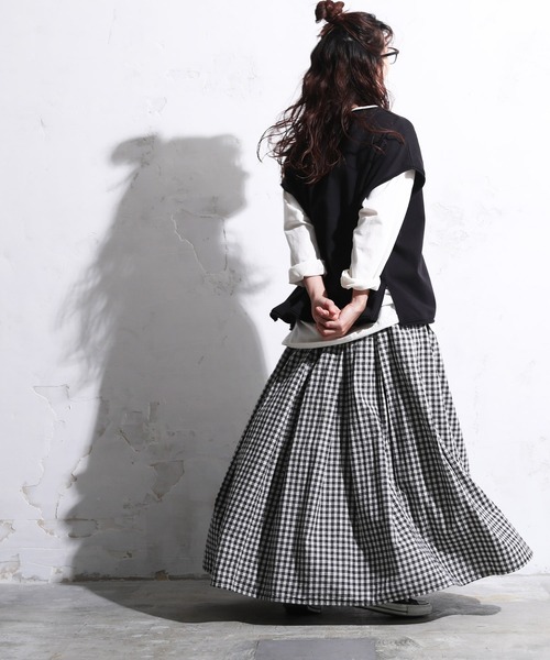 「soulberry」 ロングスカート M ブラック レディース_画像7