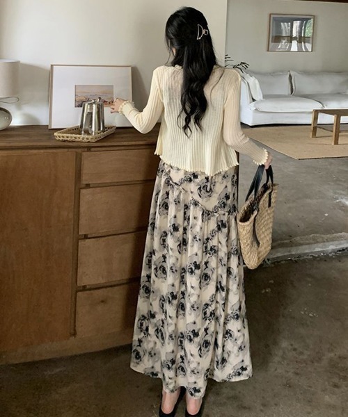 「Miniministore」 キャミソールワンピース L ベージュ レディース_画像9