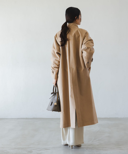 NOBLE（ノーブル） コート アウター コットンダブルクロスハイネック