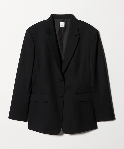 6 ジャケット テーラードジャケット 「6(ROKU)」ギャバジン ブラック
