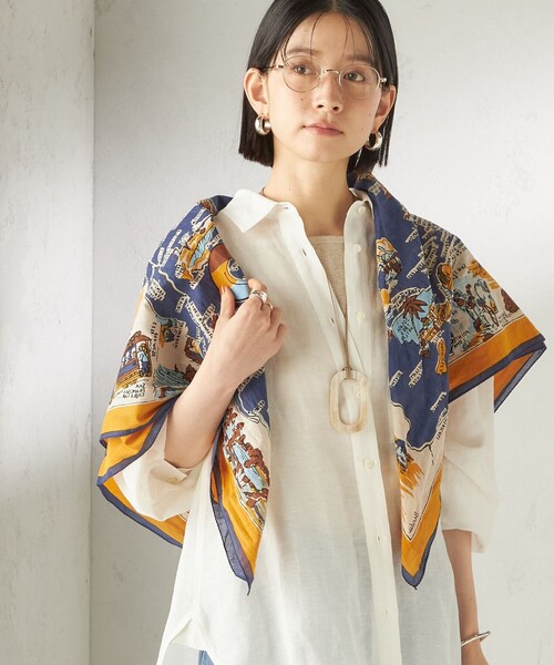 BINDU（ビンドゥー） スカーフ バンダナ BINDU: スカーフ 100×100