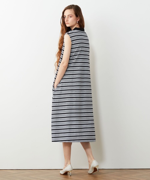 「LE SOUK HOLIDAY」 ノースリーブワンピース L ブラック レディース_画像8