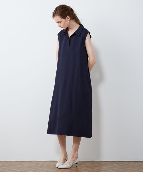 「LE SOUK HOLIDAY」 ノースリーブワンピース L ブラック レディース_画像9