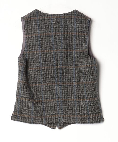 HARRIS TWEED（ハリスツイード） ベスト MEDIUM グレー メンズ