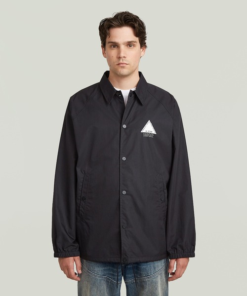 G-STAR RAW ナイロンジャケット COACH JACKET/コットンナイロンロゴ
