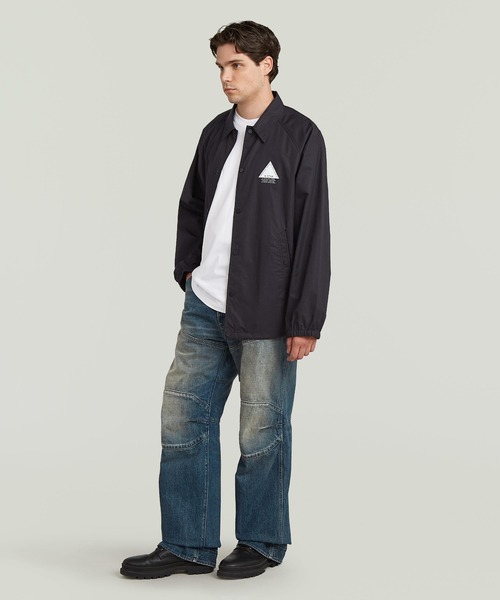 G-STAR RAW ナイロンジャケット COACH JACKET/コットンナイロンロゴ