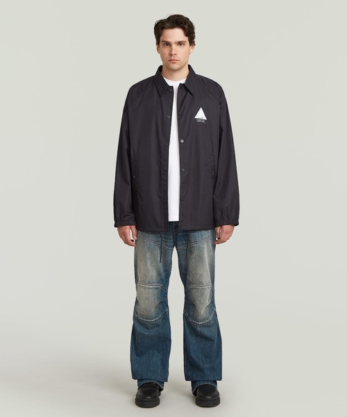 G-STAR RAW ナイロンジャケット COACH JACKET/コットンナイロンロゴ