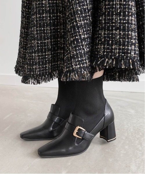 「RANDA」 ブーツ L グレー レディース_画像8